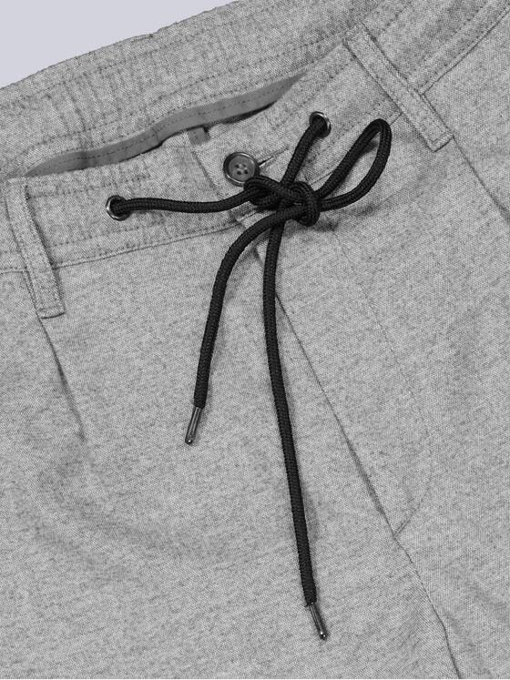 emilio adani Herren Chino mit Tunnelzug Silbergrau 39339