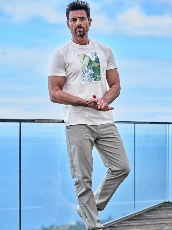 ENGBERS GERMANY Herren T-Shirt regular Weiß 38567