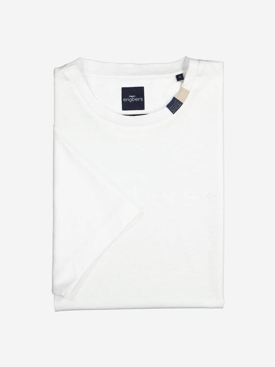 engbers Herren T-Shirt uni Weiß 36808