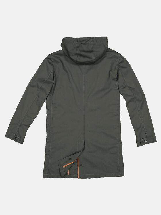 emilio adani Herren Parka aus Baumwolle Grün 32586