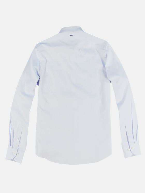 emilio adani Herren Hemd in merzerisierter Qualität Blau 29524