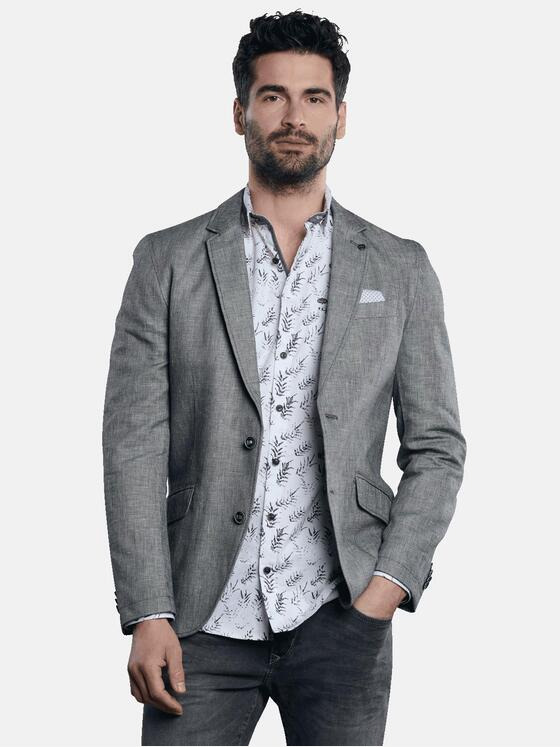 engbers Herren Hochwertiges Freizeit-Sakko Hellgrau 31508