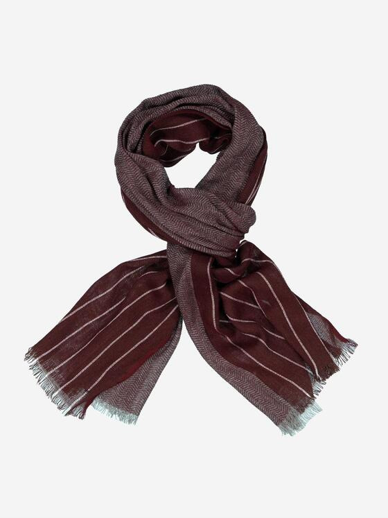 engbers Herren Schal gemustert Rot 37924