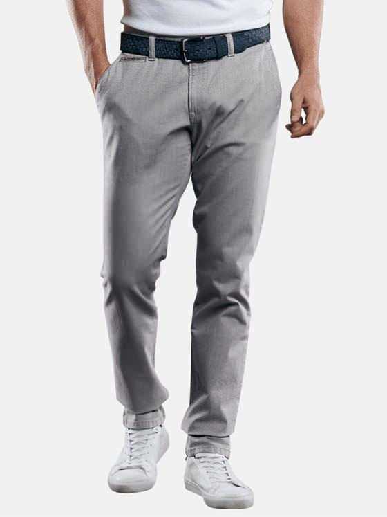 engbers Herren Komfort-Chino mit Elastan Silbergrau 29183