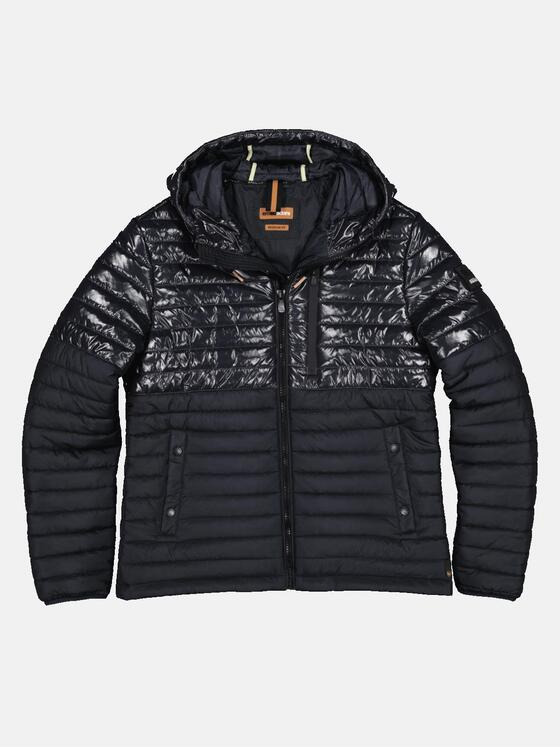 emilio adani Herren Steppjacke leicht glänzend Blau 32565