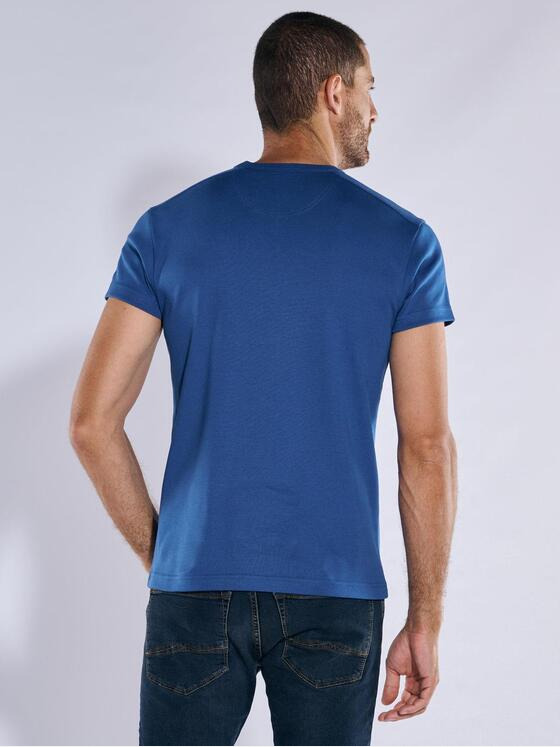 engbers Herren Basic-Shirt "My Favorite" organic Blau 37301