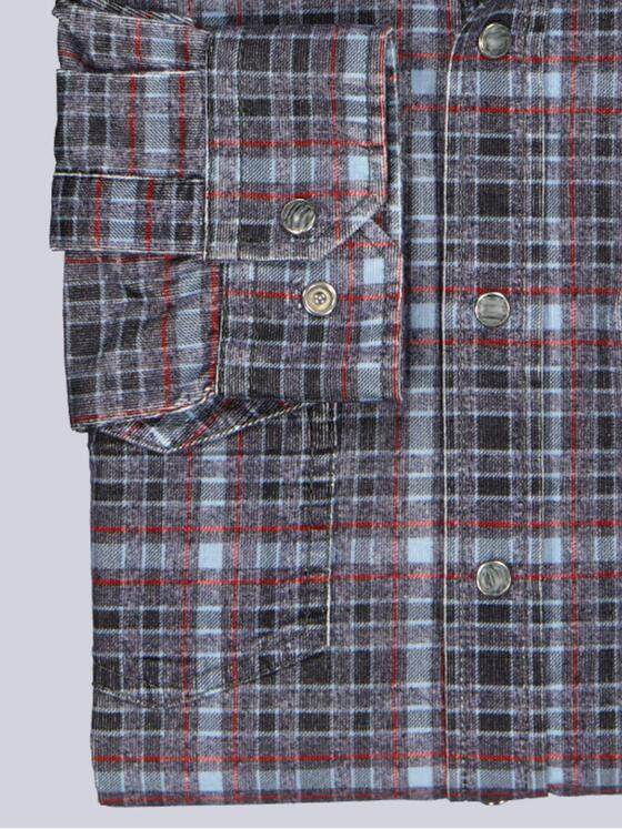 engbers Herren Langarm-Hemd gemustert Grau 39468