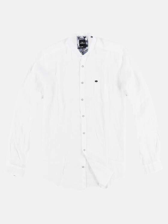 engbers Herren Hemd uni Reinweiss 29479
