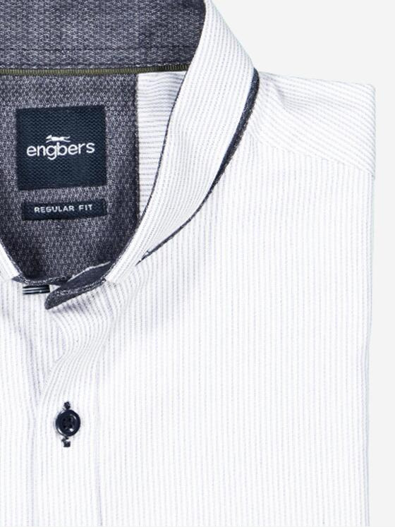 engbers Herren Langarm-Hemd regular Blau 37270