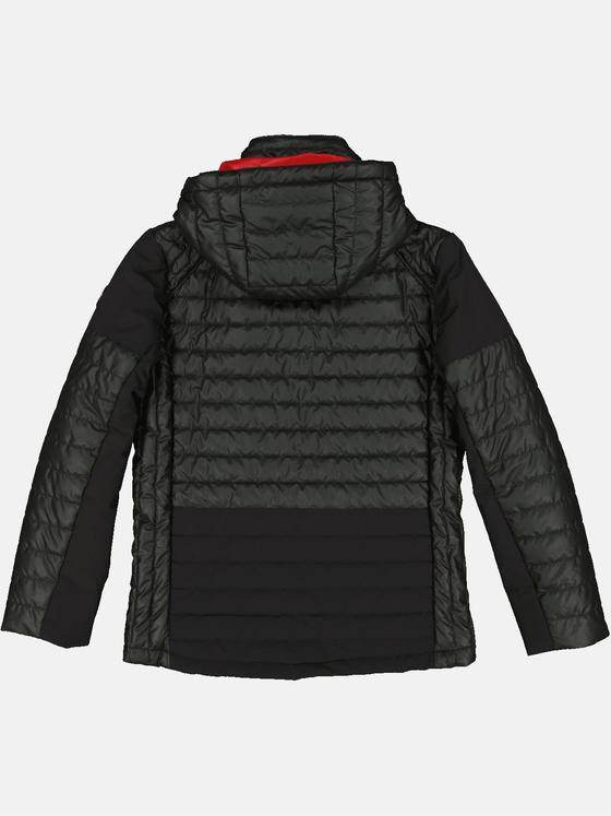 engbers Herren Jacke mit abnehmbarer Kapuze Schwarz 33534