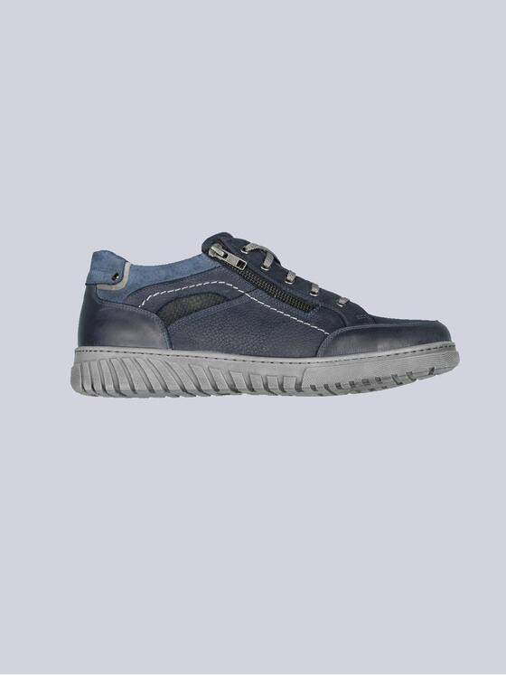 engbers Herren Sneaker mit Reißverschluss Blau 35630