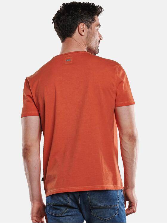 engbers Herren T-Shirt Rundhals Dunkelorange 31848