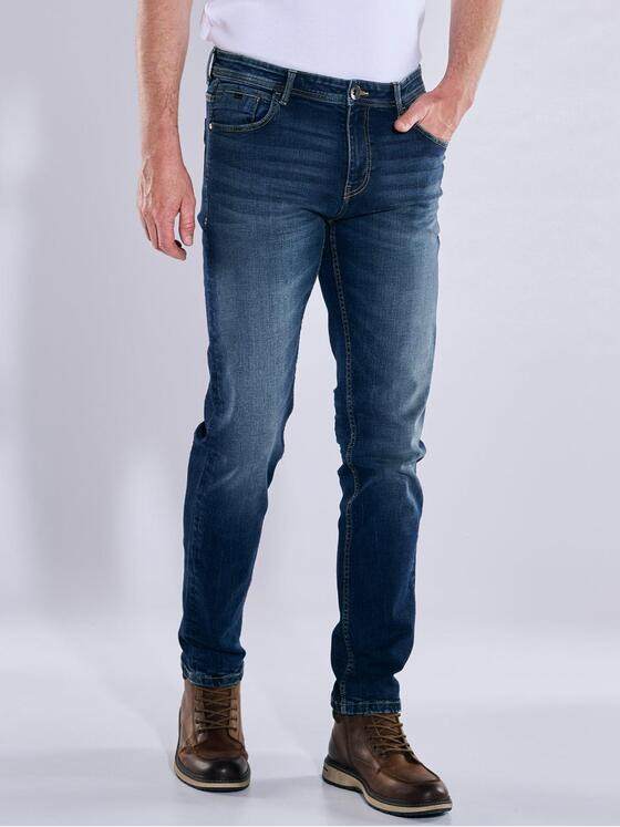 engbers Herren Super-Stretch-Jeans regular Blau 37191
