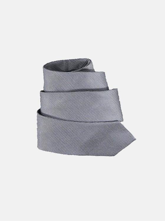 emilio adani Herren Krawatte im zeitlosen Design Grau 31396