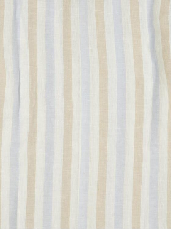 ENGBERS GERMANY Herren Langarm-Hemd aus Leinen Hellblau 35132