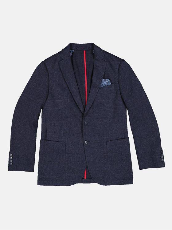 engbers Herren Freizeit-Sakko kariert Saphirblau 33319