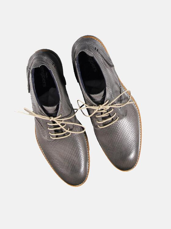 engbers Herren Sportiver Businessschuh Granitgrau 31048