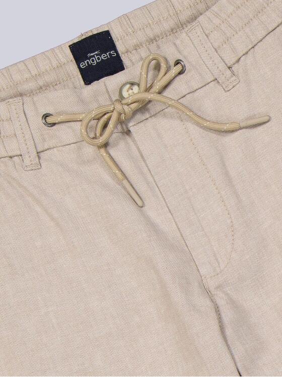 engbers Herren Chino mit Tunnelzug Sand 39012