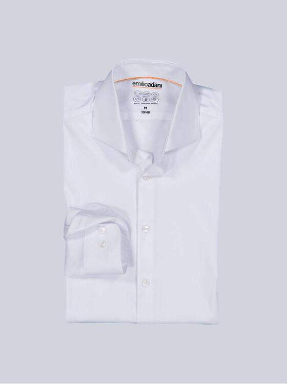emilio adani Herren Performance Hemd "My Favorite" weiß Reinweiss 38000