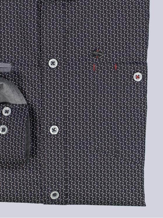 engbers Herren Hemd langarm Schwarz 36159