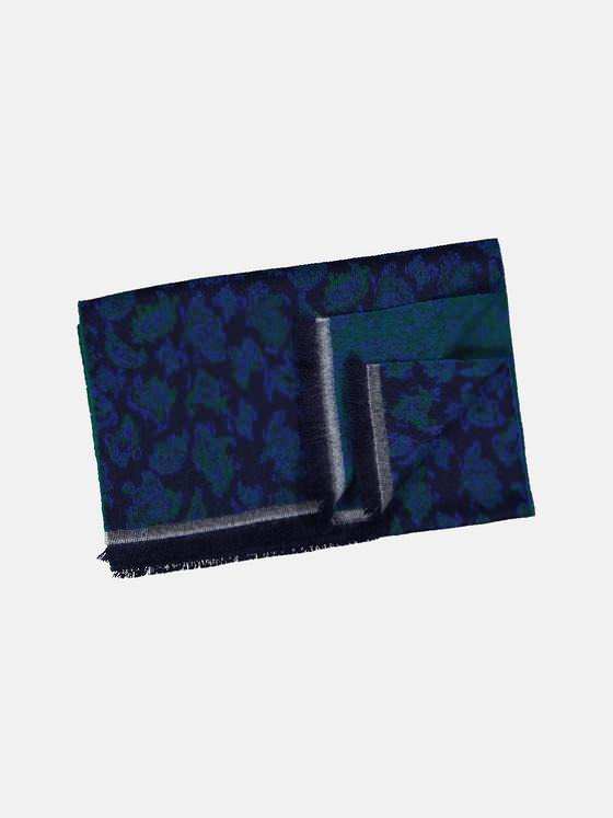 engbers Herren Schal gemustert Blau 33870