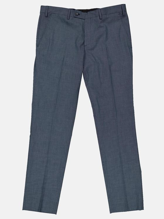 engbers Herren Anzug-Hose strukturiert Mittelblau 34605