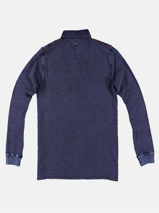 engbers Herren Poloshirt langarm Indigoblau 30270