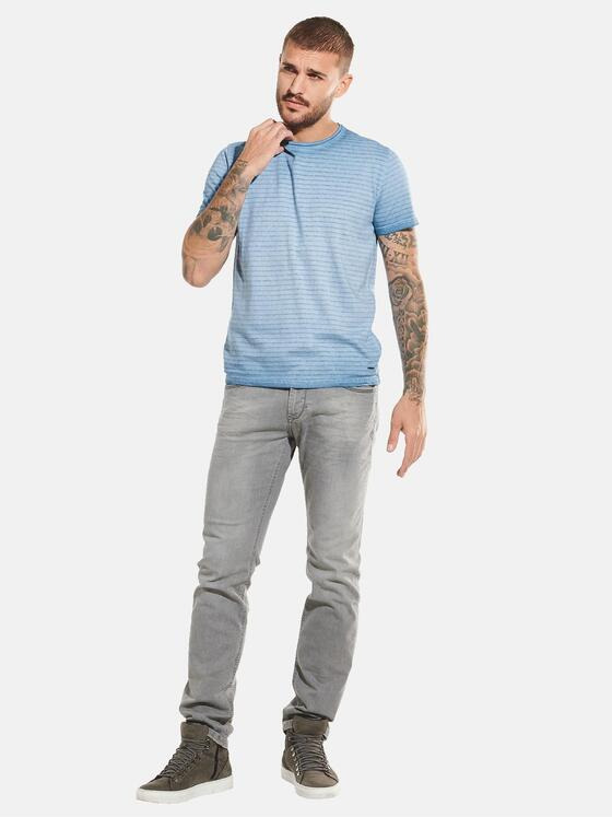 emilio adani Herren T-Shirt rundhals Türkis 31726