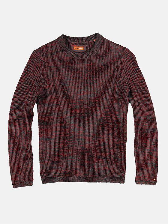 emilio adani Herren Pullover rundhals Rot 31980