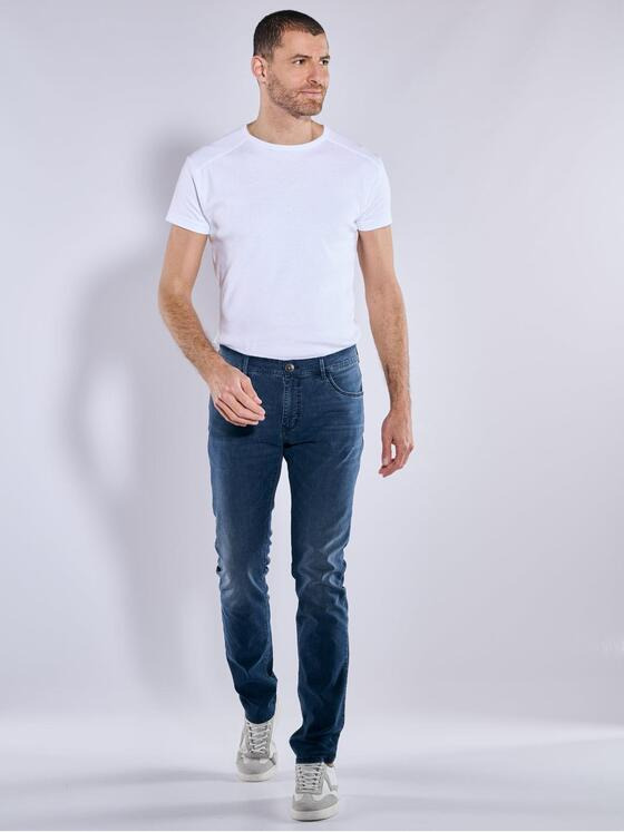 engbers Herren Jeans 5-Pocket Superstretch Blau 37058