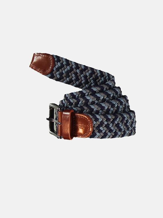 engbers Herren Gürtel in Flechtoptik Granitgrau 31339