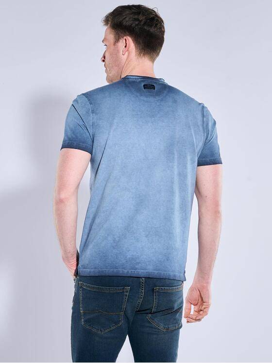 engbers Herren T-Shirt gestreift Saphirblau 38979