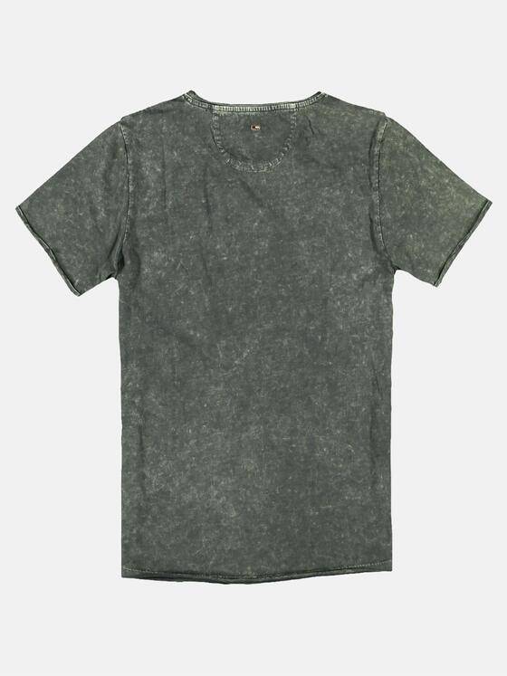 emilio adani Herren Rundhals T-Shirt Grün 25697