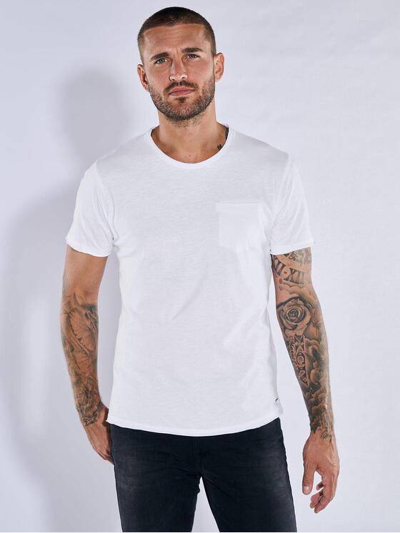 emilio adani Herren Basic-Shirt "My Favorite" Weiß 36233