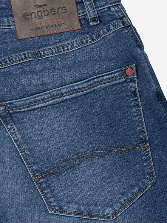 engbers Herren Super-Stretch-Jeans "My Favorite" Brilliantblau 37378