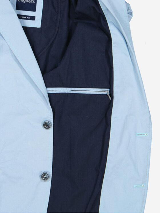 engbers Herren Freizeit-Sakko slim fit Hellblau 36555