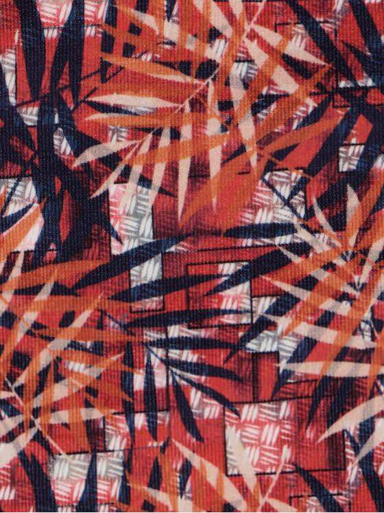 engbers Herren Langarm-Hemd mit floralem Print Dunkelorange 32278