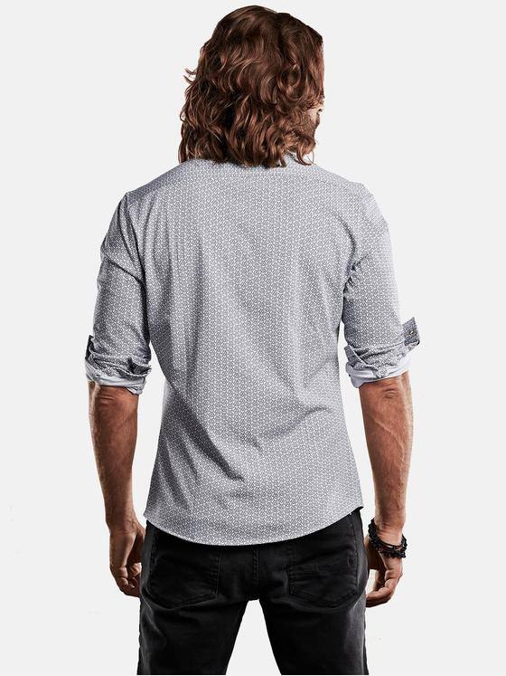 emilio adani Herren Hemd aus softem Baumwoll-Jersey Blau 28928