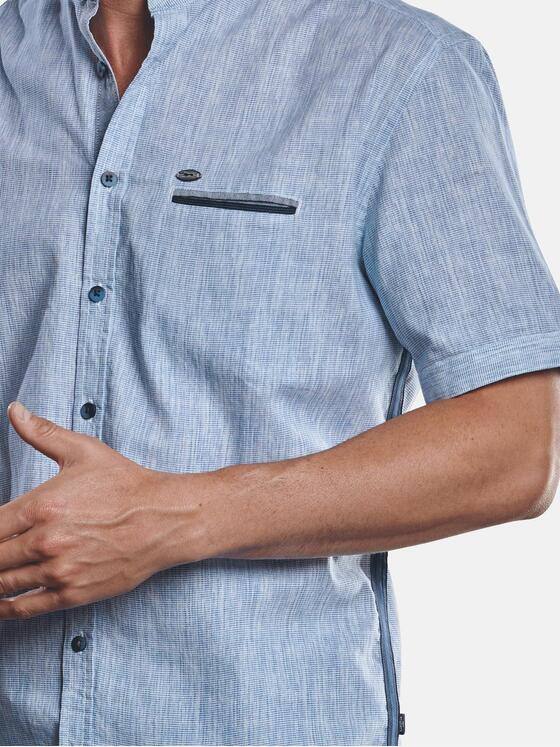 engbers Herren Hemd uni Himmelblau 30089