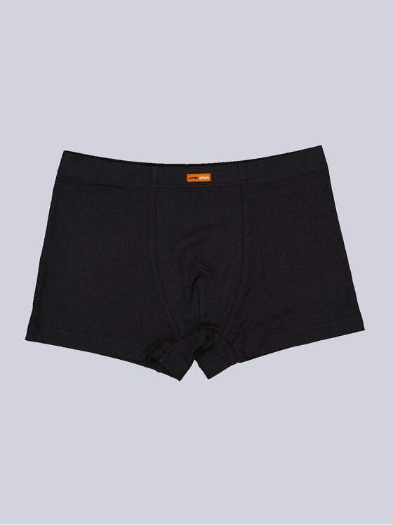 emilio adani Herren Boxershorts uni Schwarz 39062