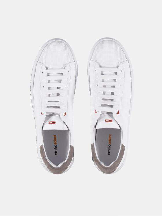 emilio adani Herren leichter Sommersneaker Weiß 29632
