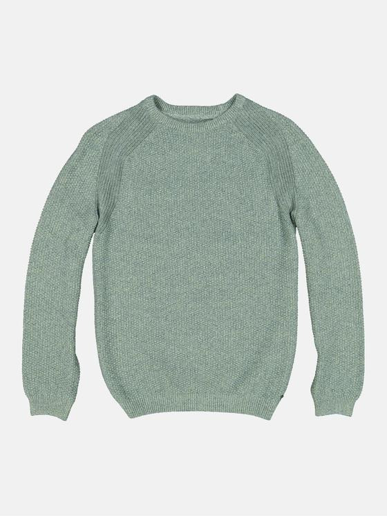 engbers Herren Pullover meliert Grün 34132