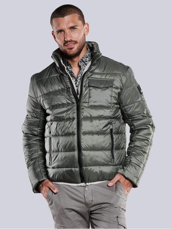 emilio adani Herren Steppjacke Grün 33292