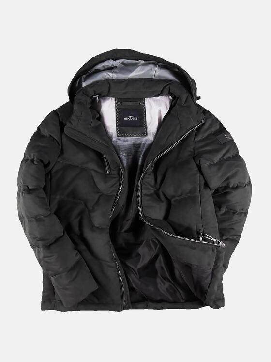 engbers Herren Steppjacke mit softer Oberfläche Granitgrau 30762