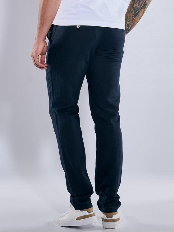 emilio adani Herren Chino slim fit Blau 36670