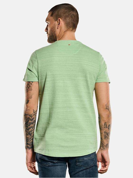 emilio adani Herren Rundhals T-Shirt Grün 31734