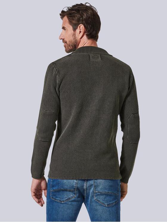 engbers Herren Strick-Sakko uni Braun 35335