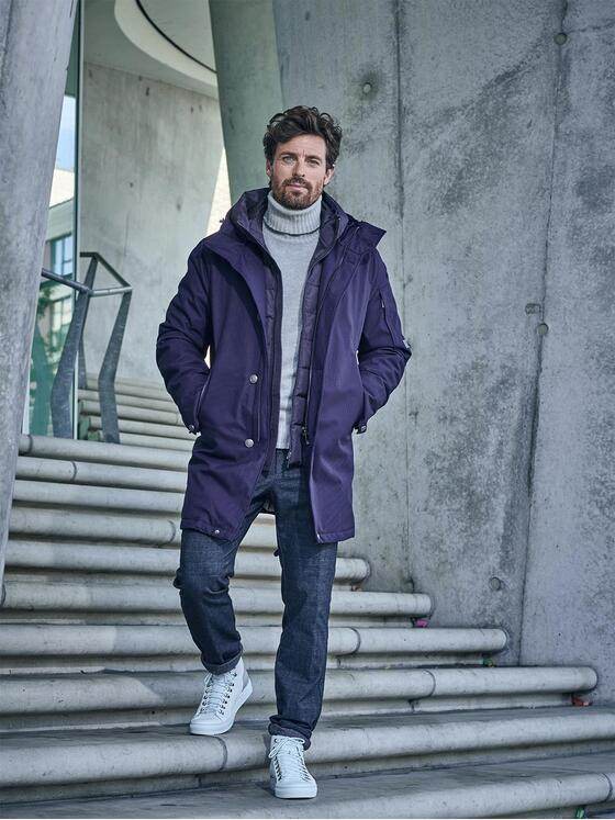 ENGBERS GERMANY Herren Hochwertige 2 in 1 Jacke Saphirblau 30163