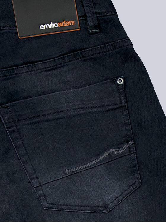 emilio adani Herren Super-Stretch Jeans Slim Fit Anthrazit 32018