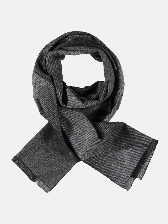engbers Herren Schal gemustert Anthrazit 30384